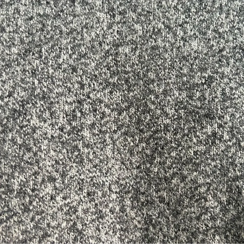 J.Crew Y2K Sequin Lambswool Sweater Cozy Grey Layer